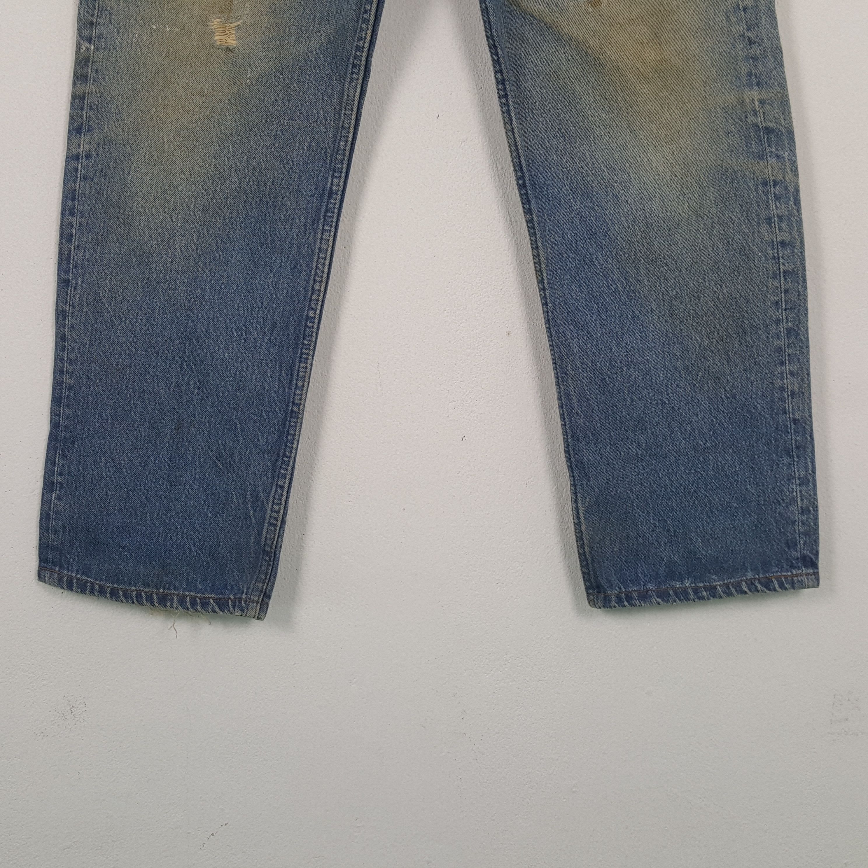 Levi's Levis Streetwear Style Distressed Jeans RR9 Size US 33 - 3 Thumbnail