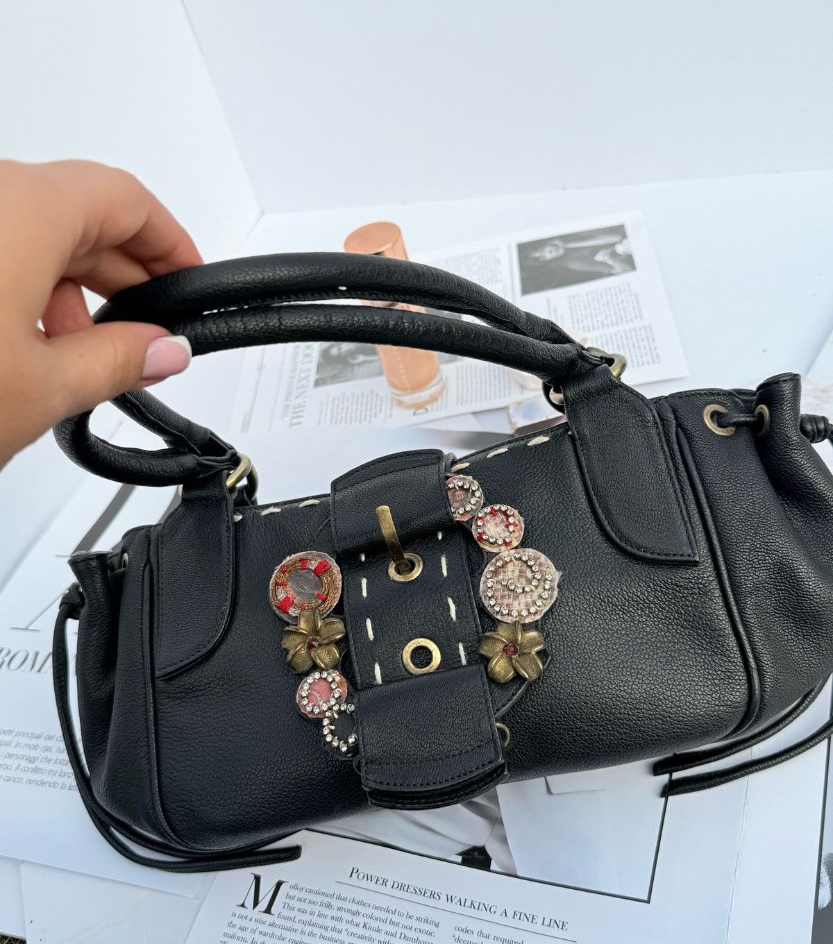 Baldinini Baldinini bag Leather Vintage Bag Size ONE SIZE - 2 Thumbnail
