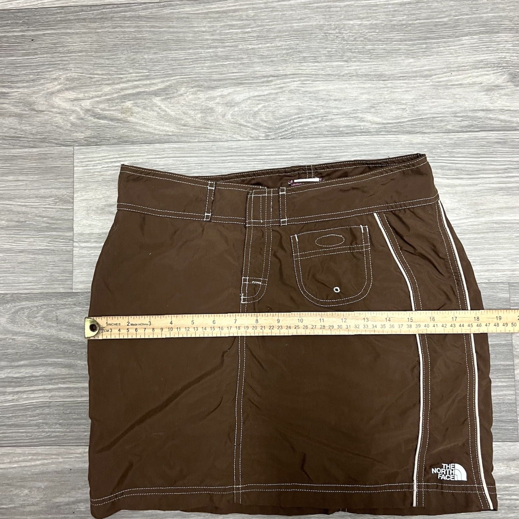 The North Face The North Face Skirt Women 2 Brown Nylon Contrast Stitch Mini Gorpcore CA30516 Size 26" / US 2 / IT 38 - 5 Thumbnail
