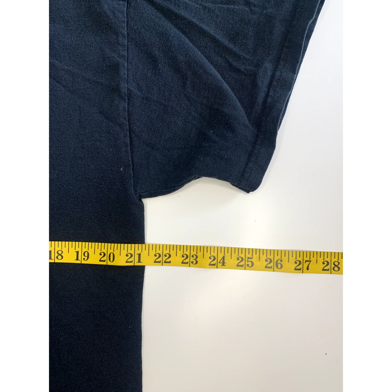 Gildan Vintage Baseball Shirt Men's Large Black Three Rivers Tee L Size US L / EU 52-54 / 3 - 7 Thumbnail