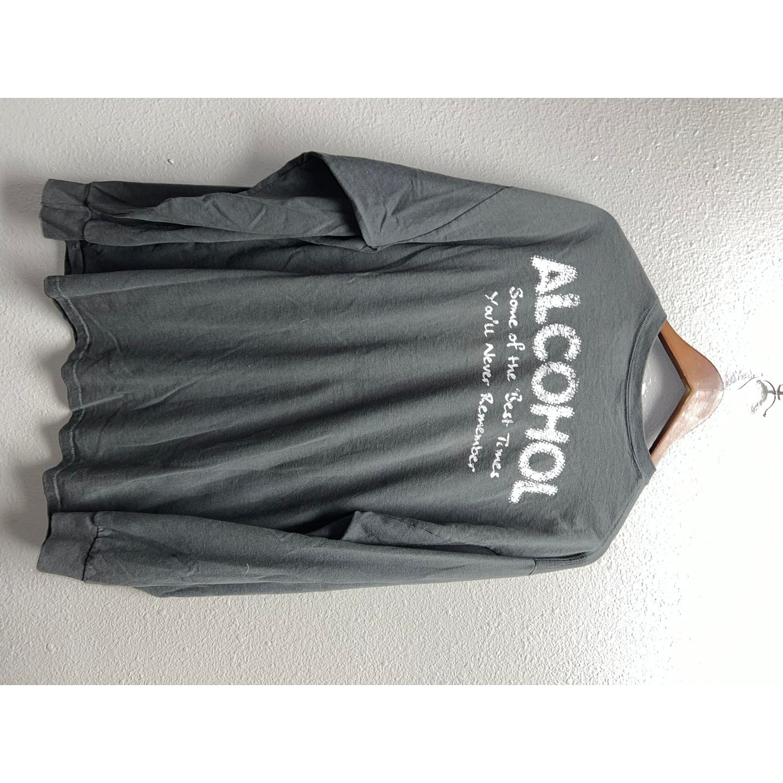 Jerzees Brad Paisley Long Sleeve Shirt Alcohol Life Amplified Tee XL Size US XL / EU 56 / 4 - 5 Thumbnail