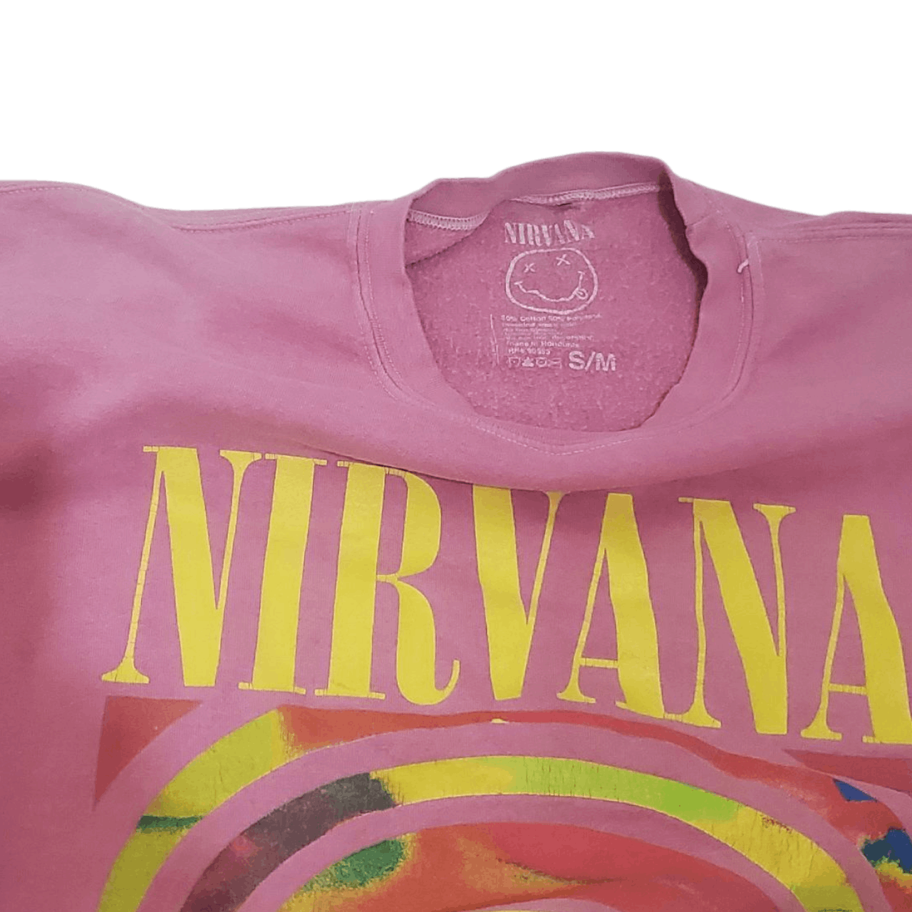 Band Tees Nirvana Smiley Face Tiedye Sweatshirt Size US M / EU 48-50 / 2 - 3 Thumbnail