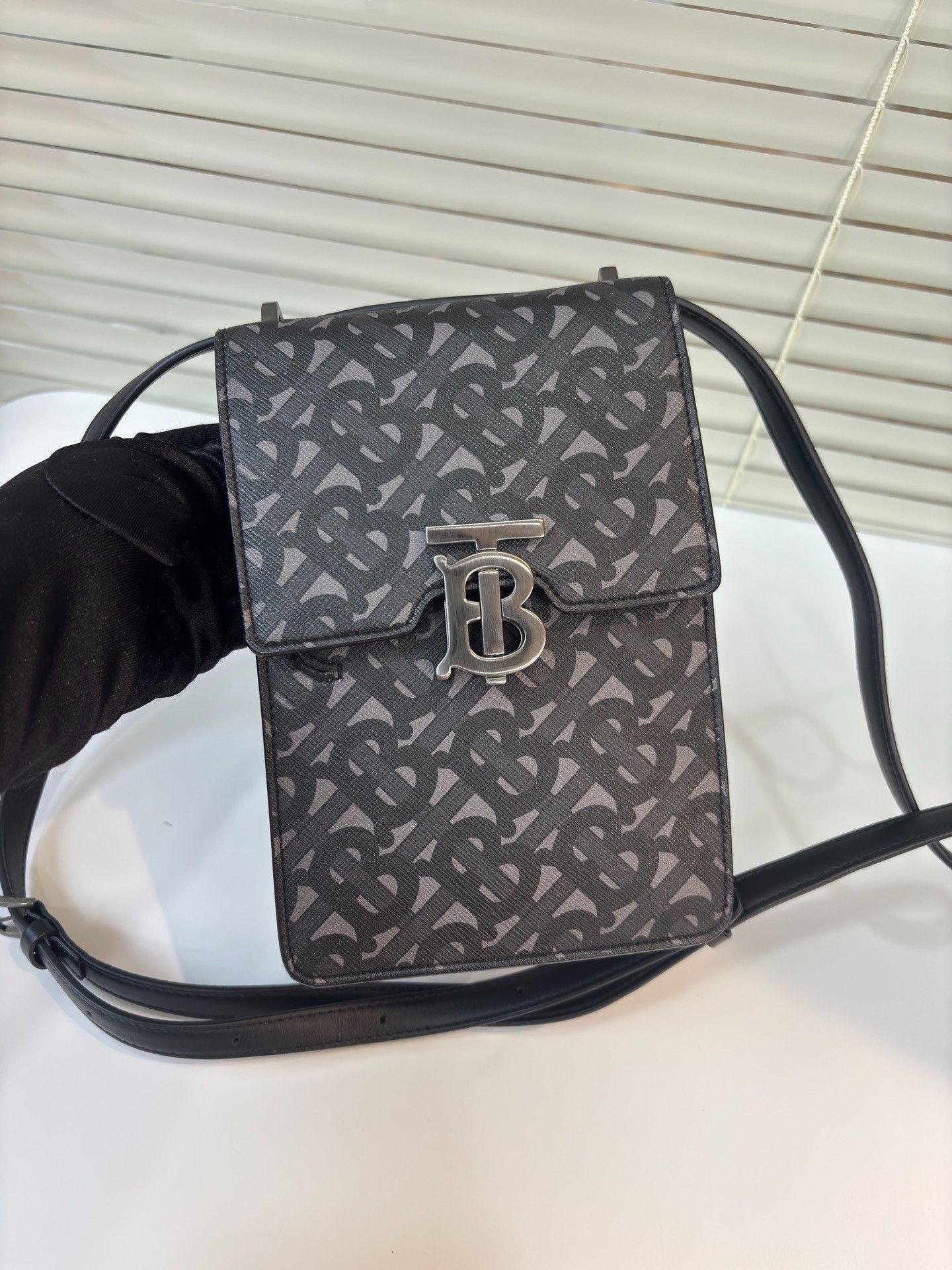 Burberry Burberry Robin TB Monogram Crossbody Bag Size ONE SIZE - 1 Thumbnail