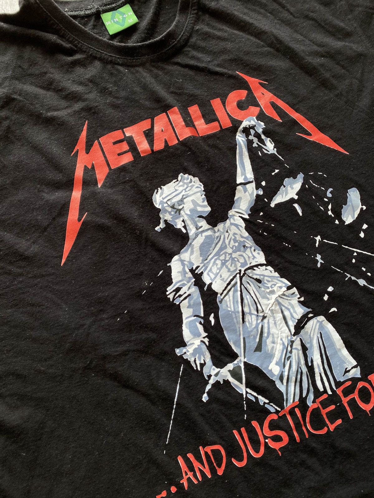 Band Tees Vintage 90s Metallica And Justice for All Tour Y2K Rare Hype Size US M / EU 48-50 / 2 - 6 Thumbnail