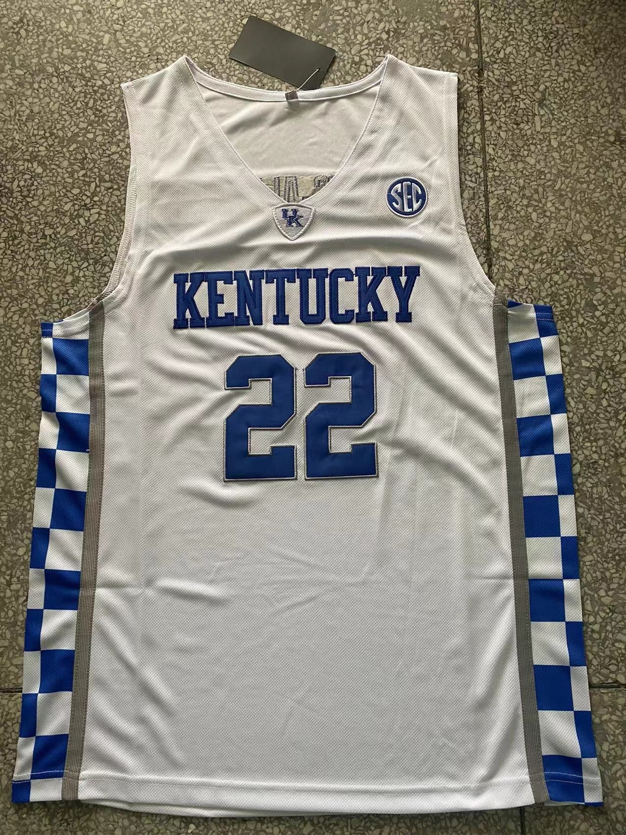Custom Shai Gilgeous Alexander #22 Kentucky Basketball Jersey (M) | Grailed