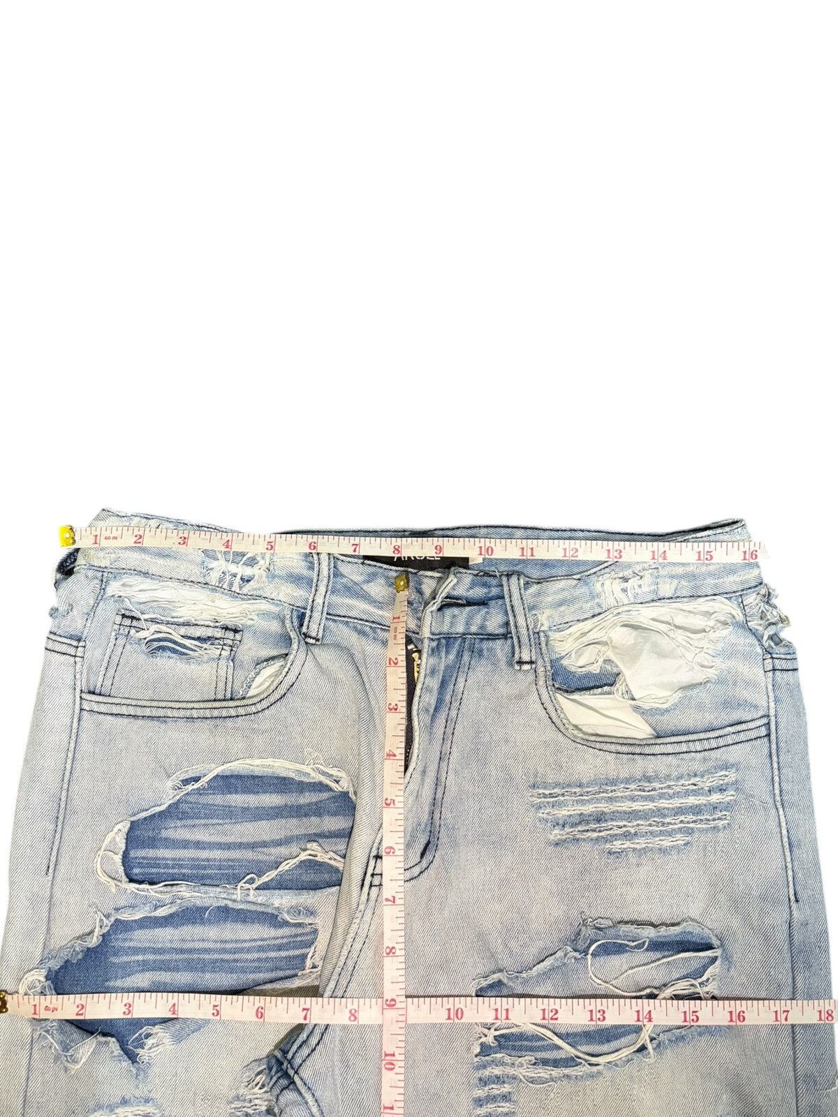 Tornado Mart Vintage Japanese Brand Heavy Distressed Flare Jeans Size US 32 / EU 48 - 6 Thumbnail