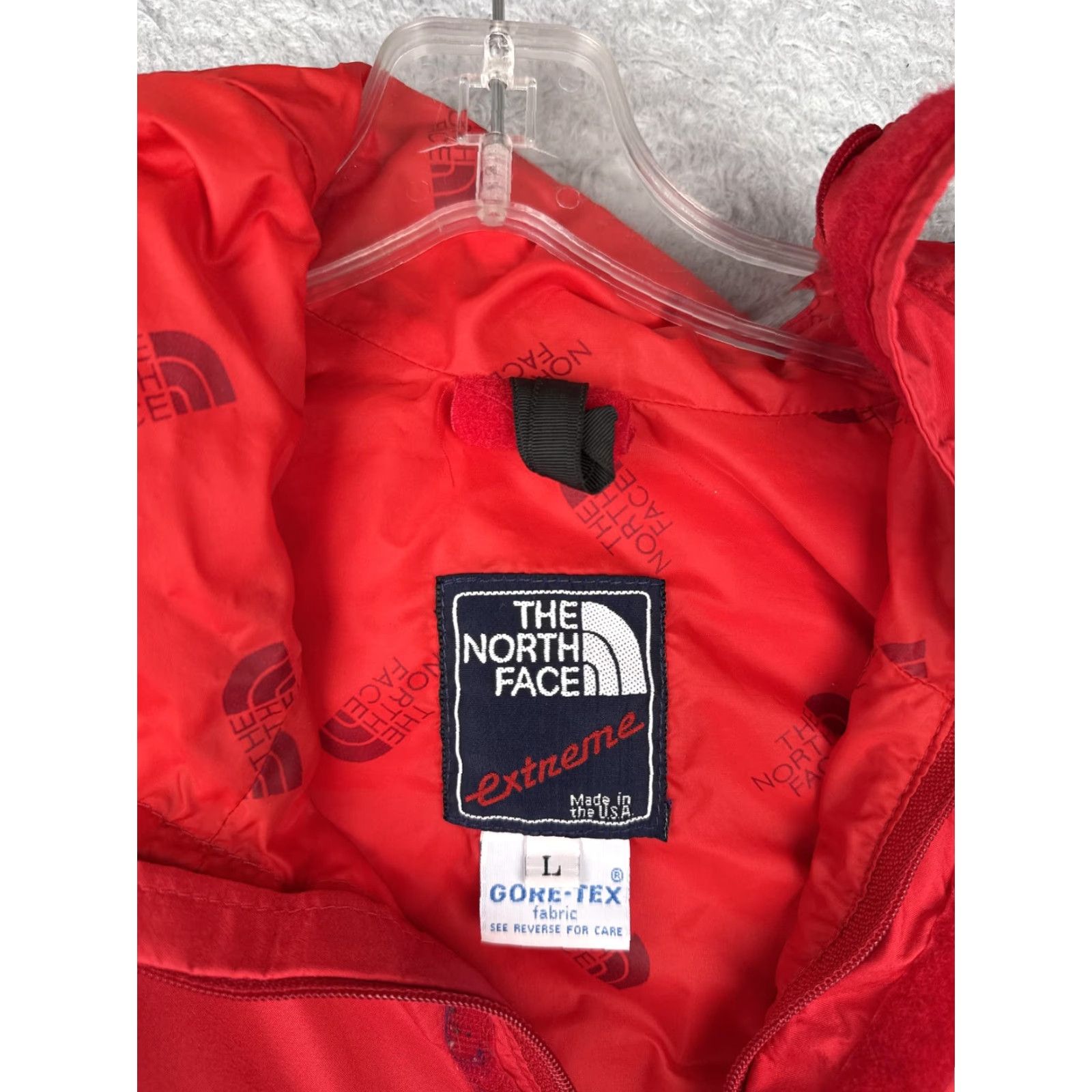 The North Face VINTAGE The North Face Jacket Mens Large Red Extreme GORE-TEX Anorak USA 90s Size US L / EU 52-54 / 3 - 6 Thumbnail
