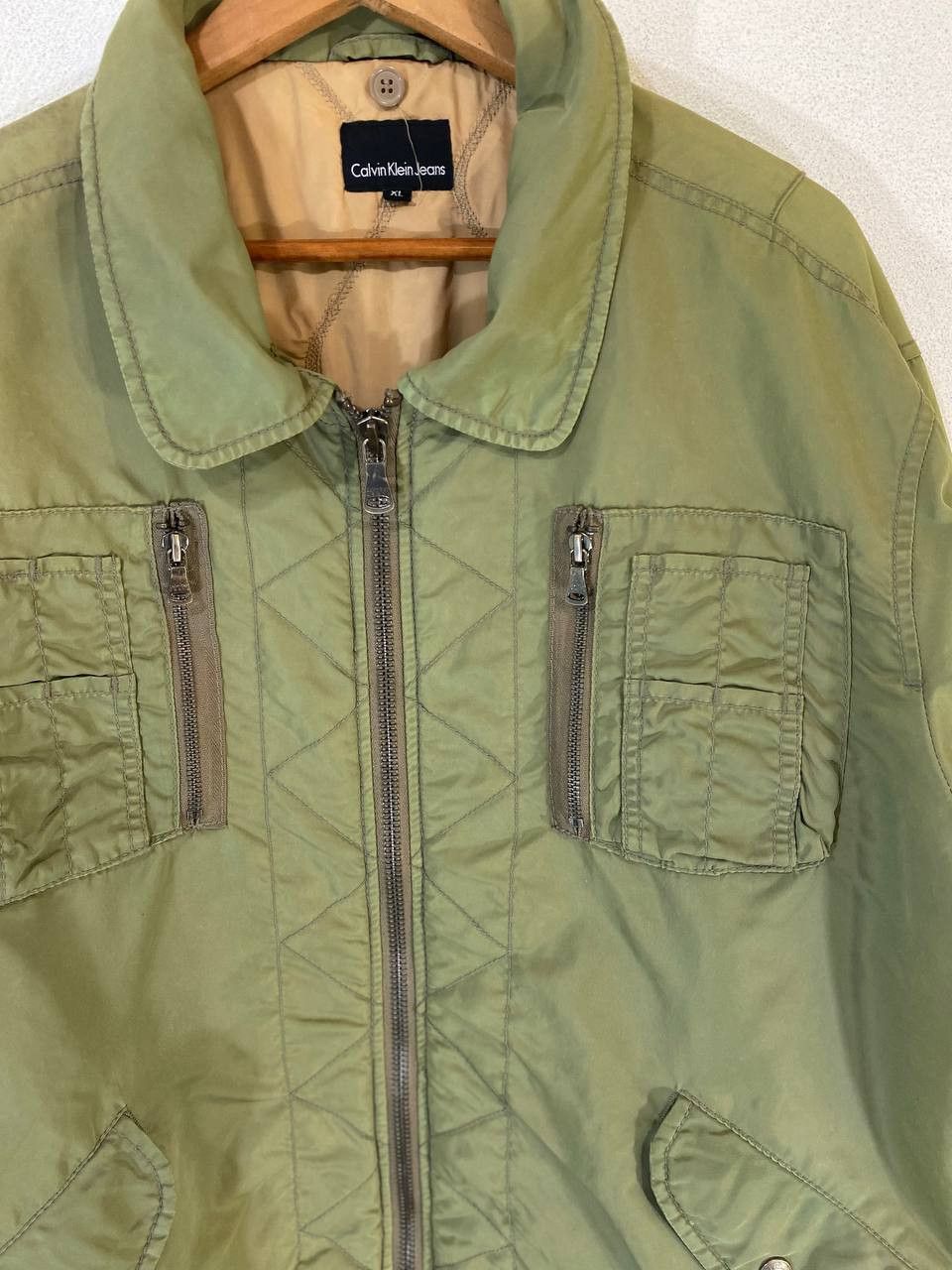 Calvin Klein calvin klein bomber jacket nice design Size US XL / EU 56 / 4 - 5 Thumbnail