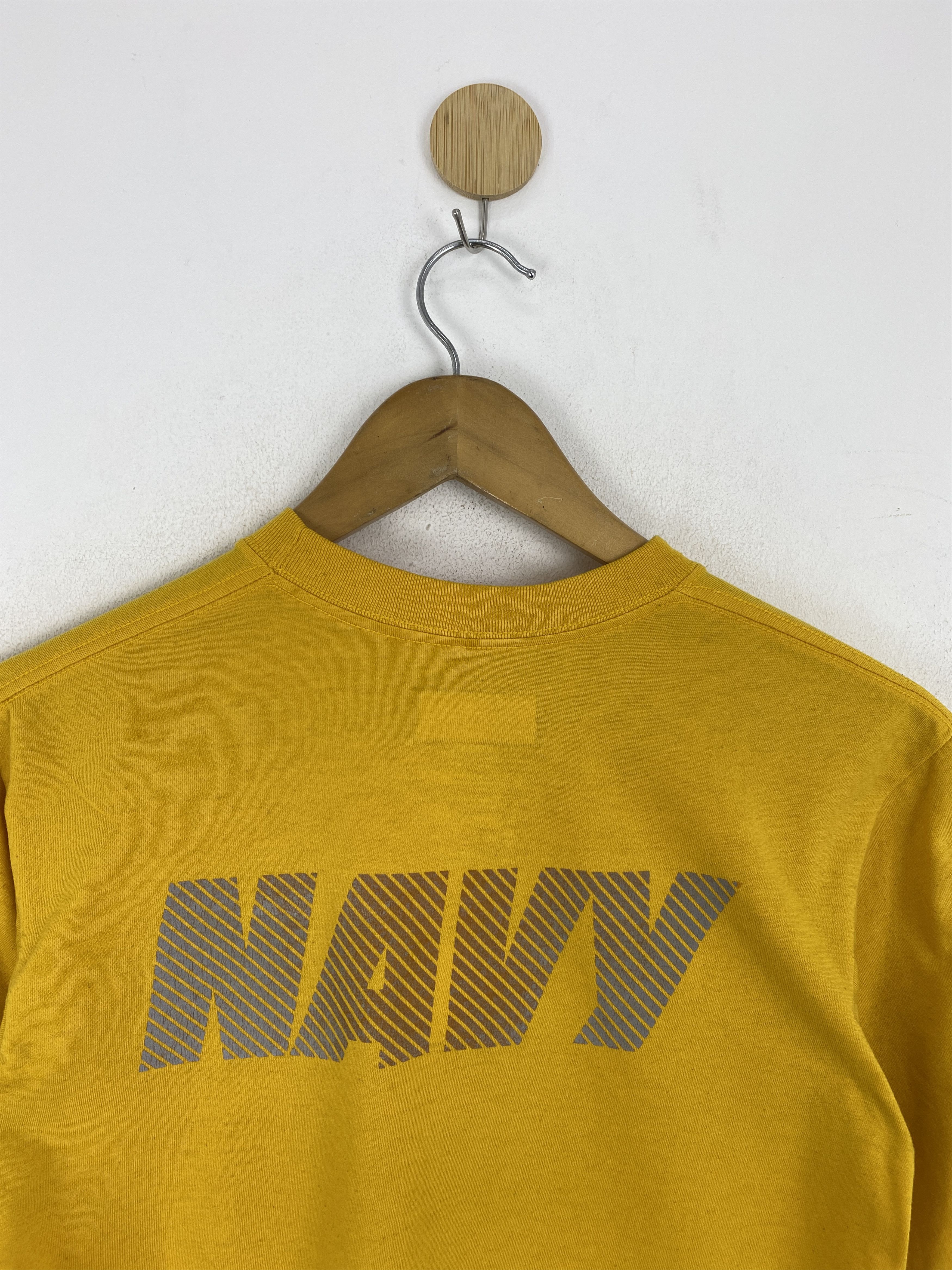 Vintage Vintage U.S Navy Spellout Short Sleeve Tshirt TA0663 Size US XS / EU 42 / 0 - 2 Thumbnail