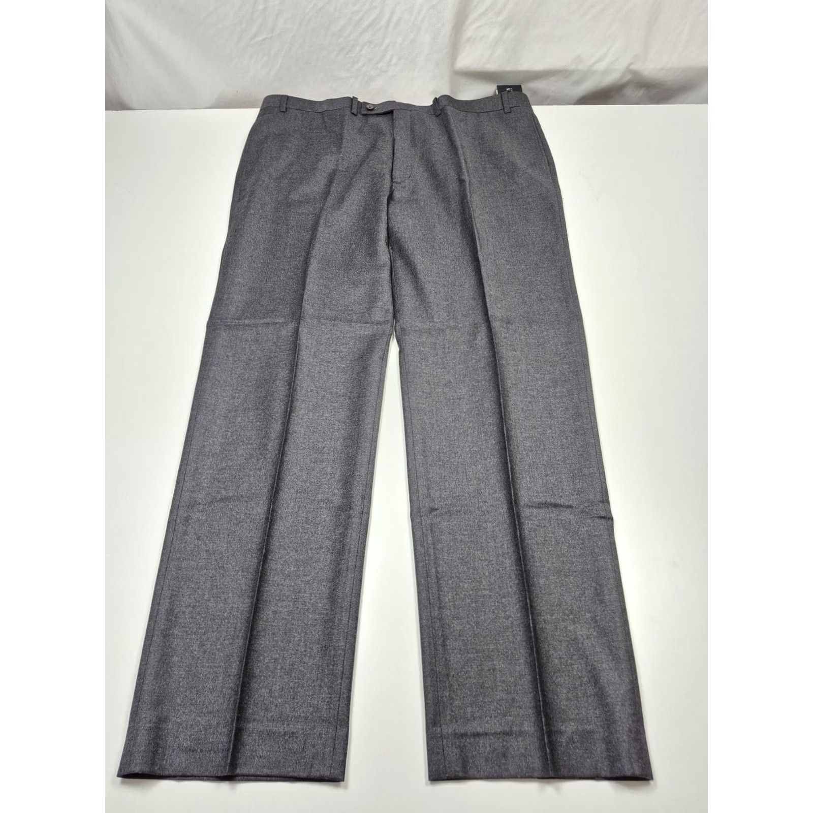 Ralph Lauren VTG Lauren Ralph Lauren Dress Pants Mens 42x34 Gray Wool Silk Flat Front NWT Size US 42 / EU 58 - 2 Thumbnail