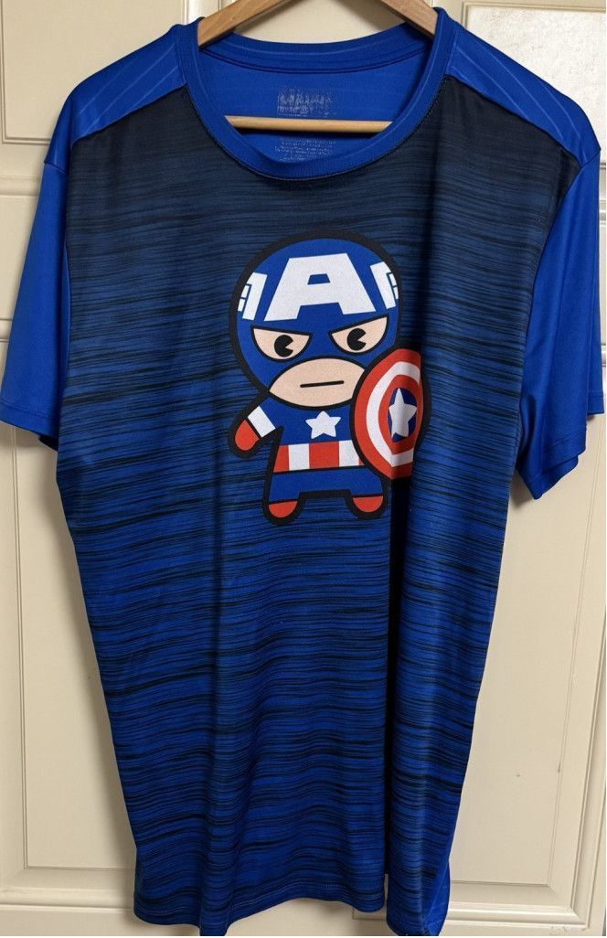 Marvel Comics Captain America Marvel Avengers Funko Pop Tee Men Sz 2XL Blu Size US XXL / EU 58 / 5 - 1 Thumbnail