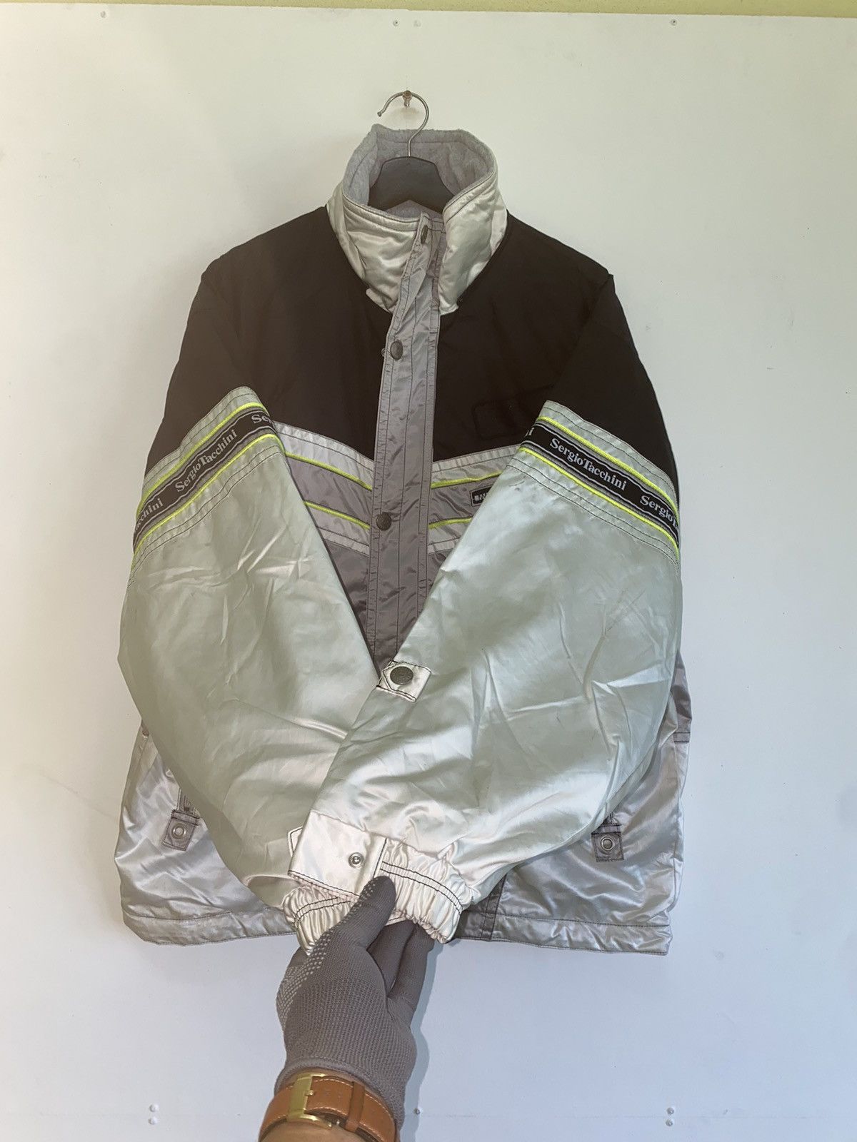 Sergio Tacchini VINTAGE 90S SERGIO TACCHINI WINDBREAKERS Size US XL / EU 56 / 4 - 6 Thumbnail