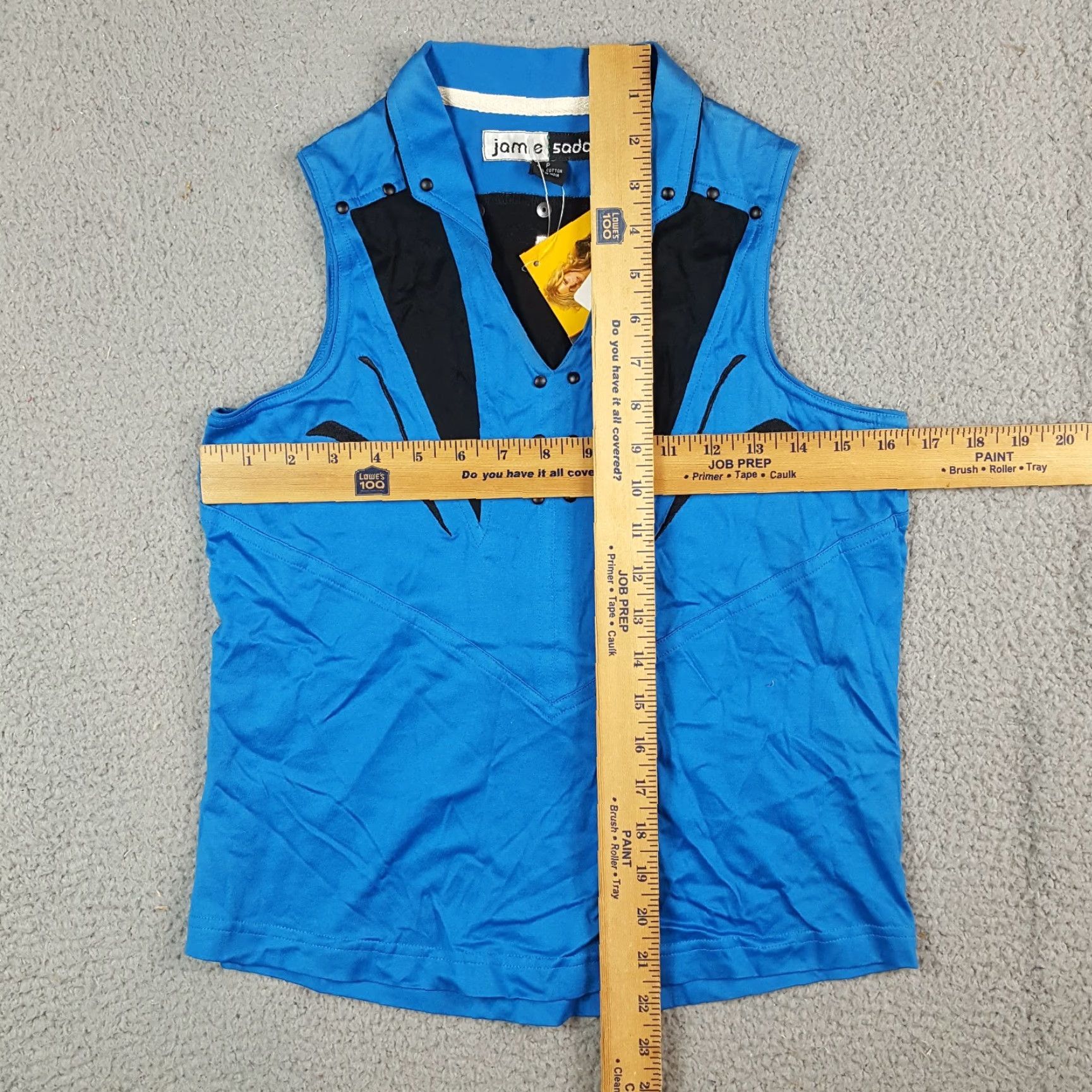 Vintage VINTAGE Golf Tank Top Shirt PS Jamie Sadock Blue 90s Retro Outdoor Sports Women Petite Small P T Shirt Size S / US 4 / IT 40 - 8 Thumbnail