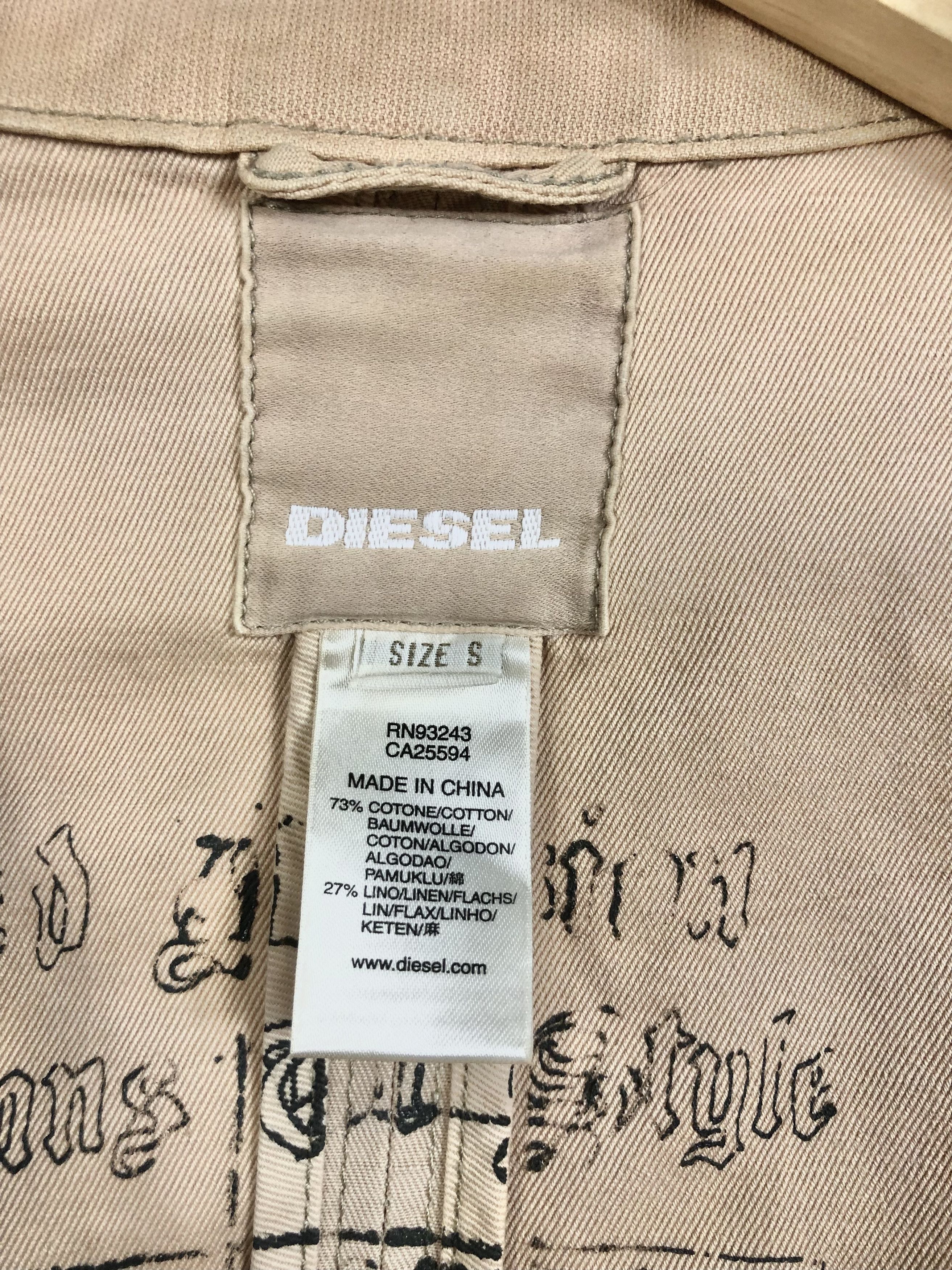 Diesel Rare Diesel Zipper Jacket Size US S / EU 44-46 / 1 - 12 Thumbnail
