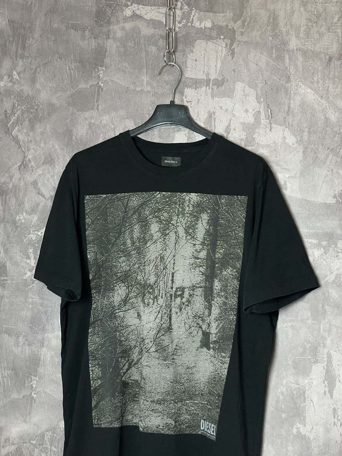 Diesel × Vintage Vintage Diesel Wolf Avant Garde T Shirt Size US L / EU 52-54 / 3 - 2 Thumbnail