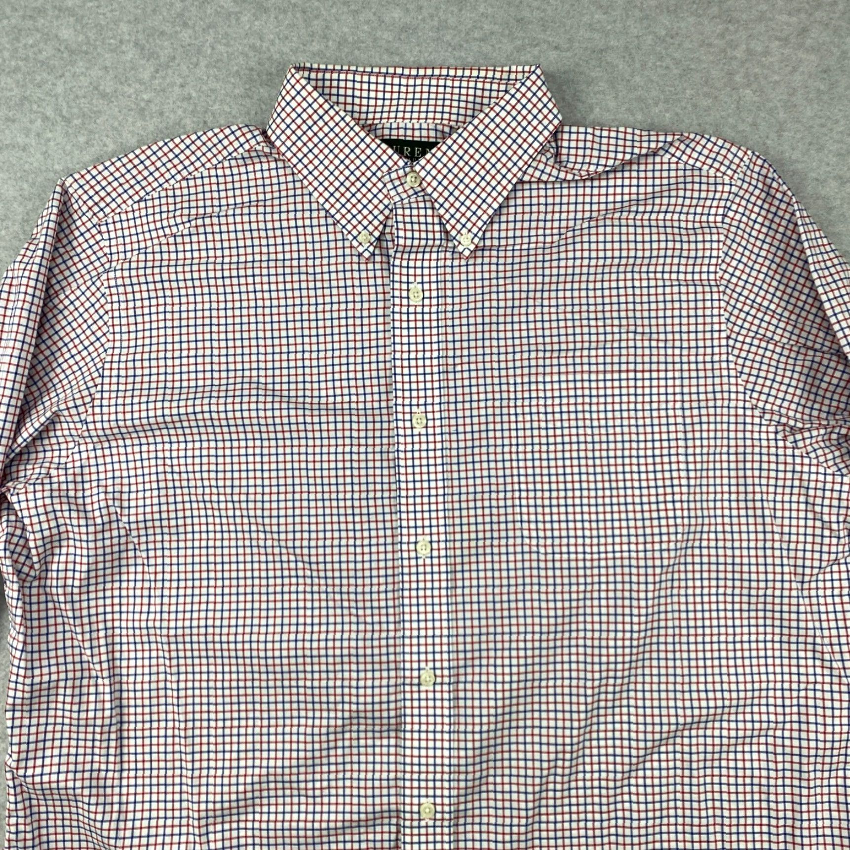 Ralph Lauren Lauren Ralph Lauren Dress Shirt Mens 17 32 / 33 Classic Fit Non Iron Long Sleeve Size 46R - 2 Thumbnail