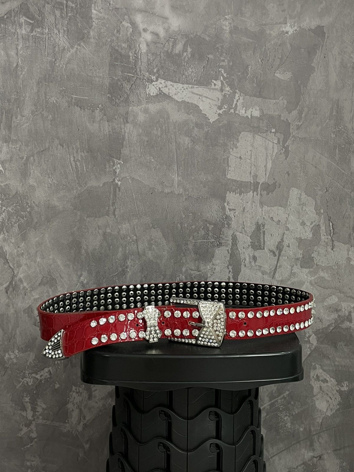 Hysteric Glamour Amazing Y2K Rhinestones BB Simon Style Belt Size ONE SIZE - 1 Thumbnail