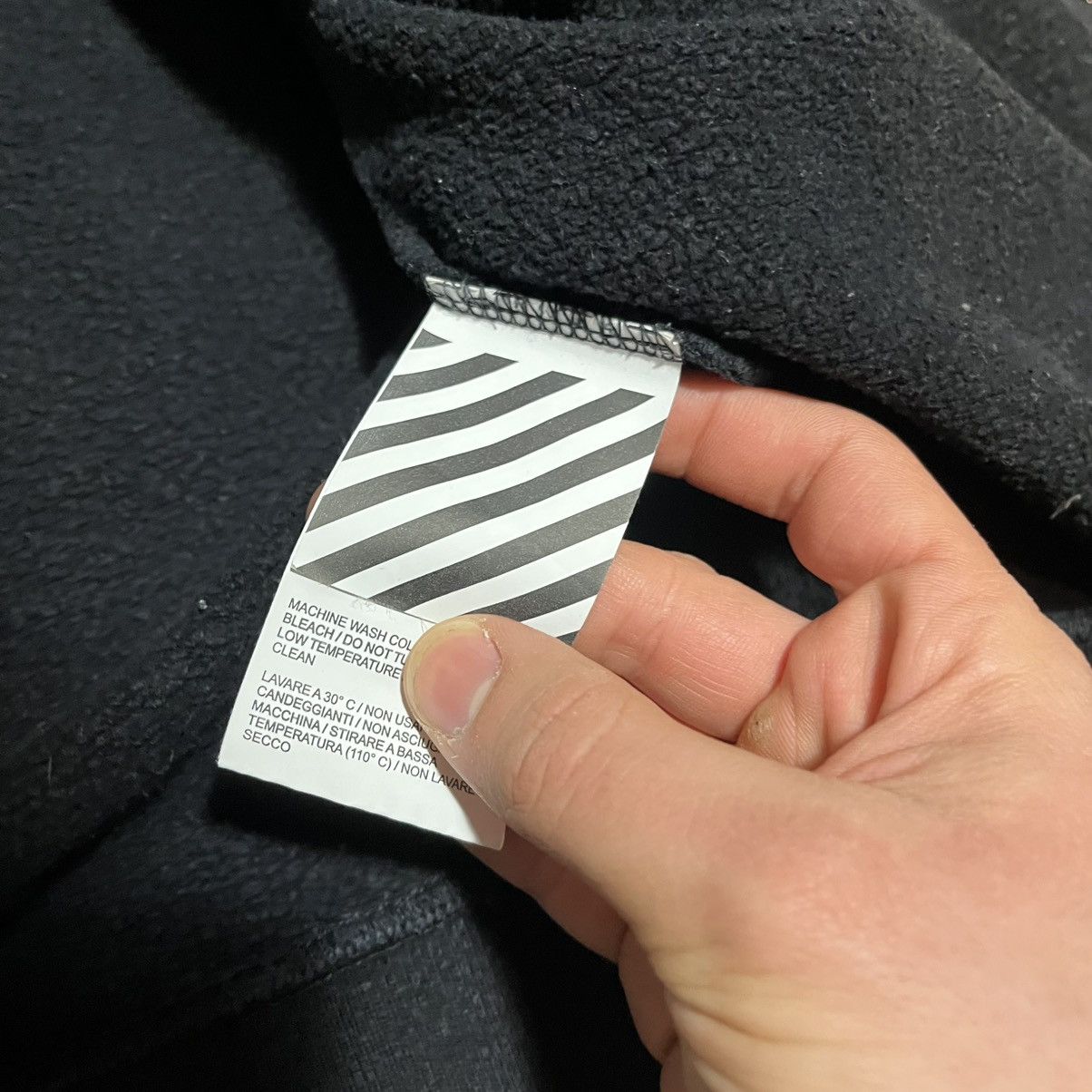 Off-White Off-White Diagonal Gradient Zip-Up Hoodie Virgilabloh Size US M / EU 48-50 / 2 - 17 Thumbnail