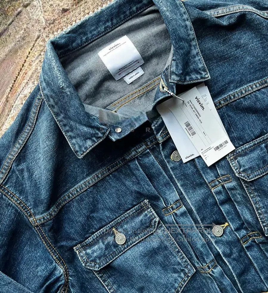 Visvim VISVIM 101XX DMGD Blue Denim Jacket. Size US XXL / EU 58 / 5 - 3 Thumbnail