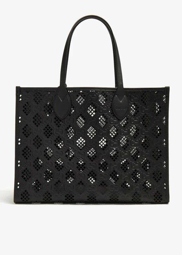 Gucci o1la5ras0526 Size: OS / Medium Tote Bag With Cut-Out Motif Size ONE SIZE - 1 Thumbnail