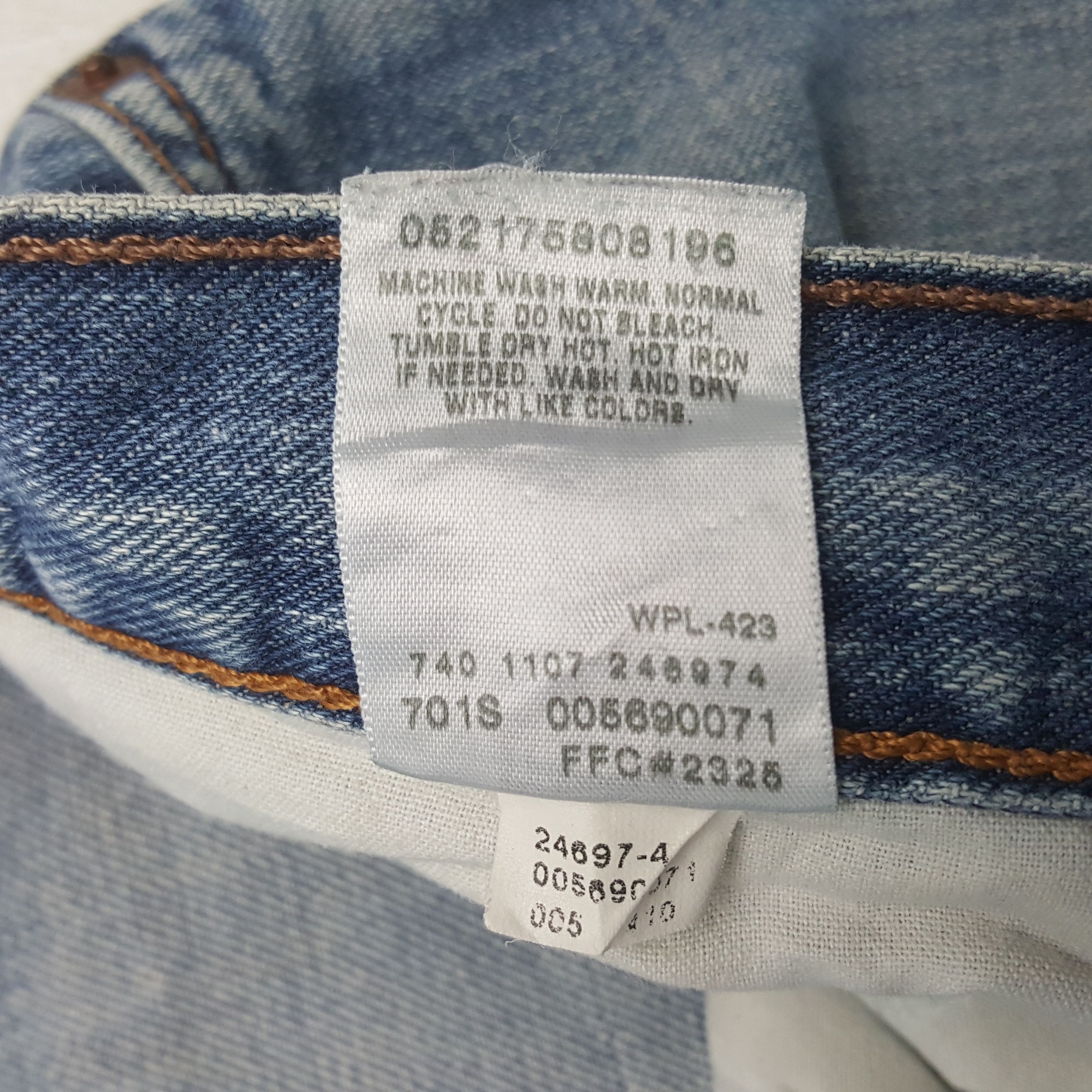 Levi's × Vintage Vintage Levi's American Distressed Denim Jeans C280N18 Size US 33 - 9 Thumbnail
