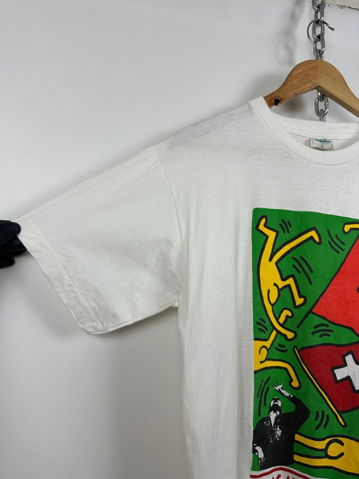 Keith Haring 1991 Keith Haring Swiss National Day 700th Anniversary Tee Size US M / EU 48-50 / 2 - 9 Thumbnail
