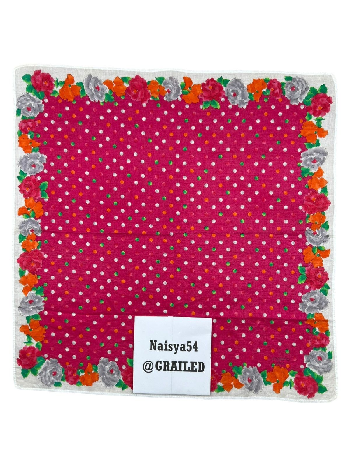 Ungaro Paris Ungaro Paris Handkerchief Neckerchief Bandana Pocketsquare Size ONE SIZE - 6 Thumbnail