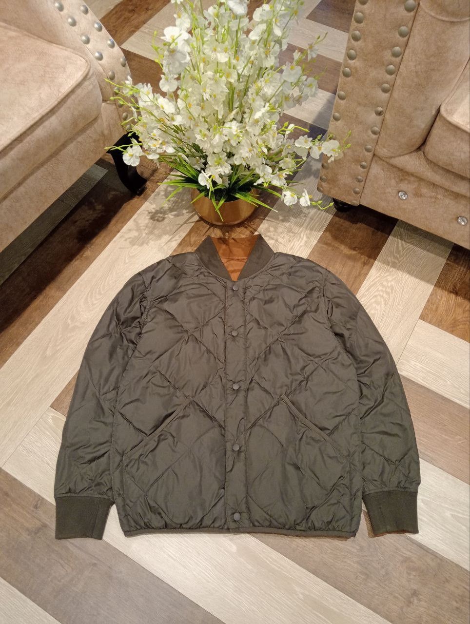 Lemaire UNIQLO LEMAIRE U REVERSIBLE PUFFER JACKET - BROWN/GREY Size US M / EU 48-50 / 2 - 3 Thumbnail