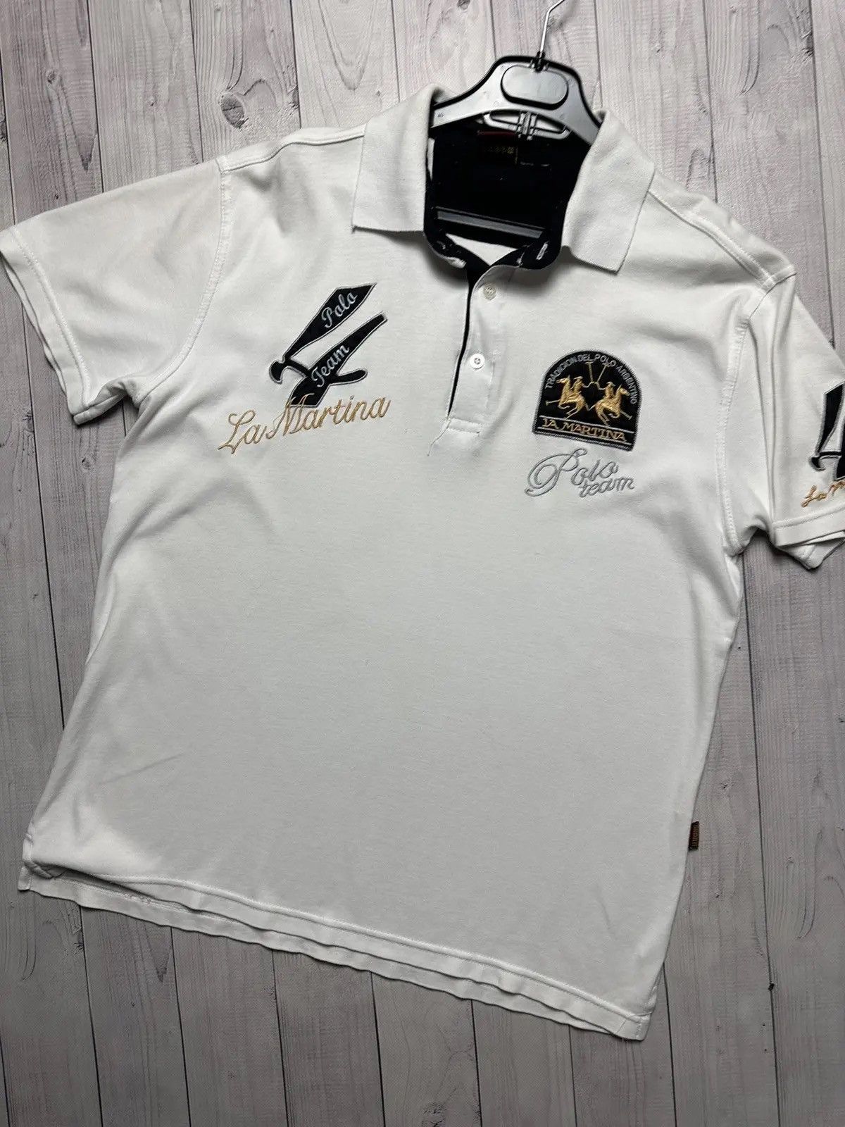 La Martina Vintage La Martina polo team big logo size 4 size L Size US L / EU 52-54 / 3 - 3 Thumbnail