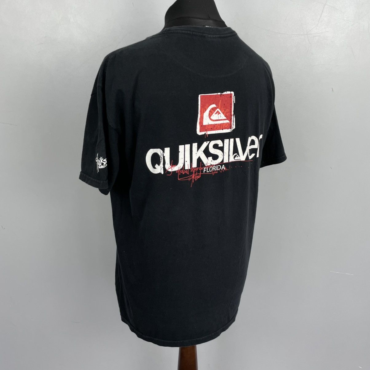 Quiksilver × Vintage Vintage Quicksilver Rap T-shirt double logo sz XL Size US XL / EU 56 / 4 - 1 Thumbnail