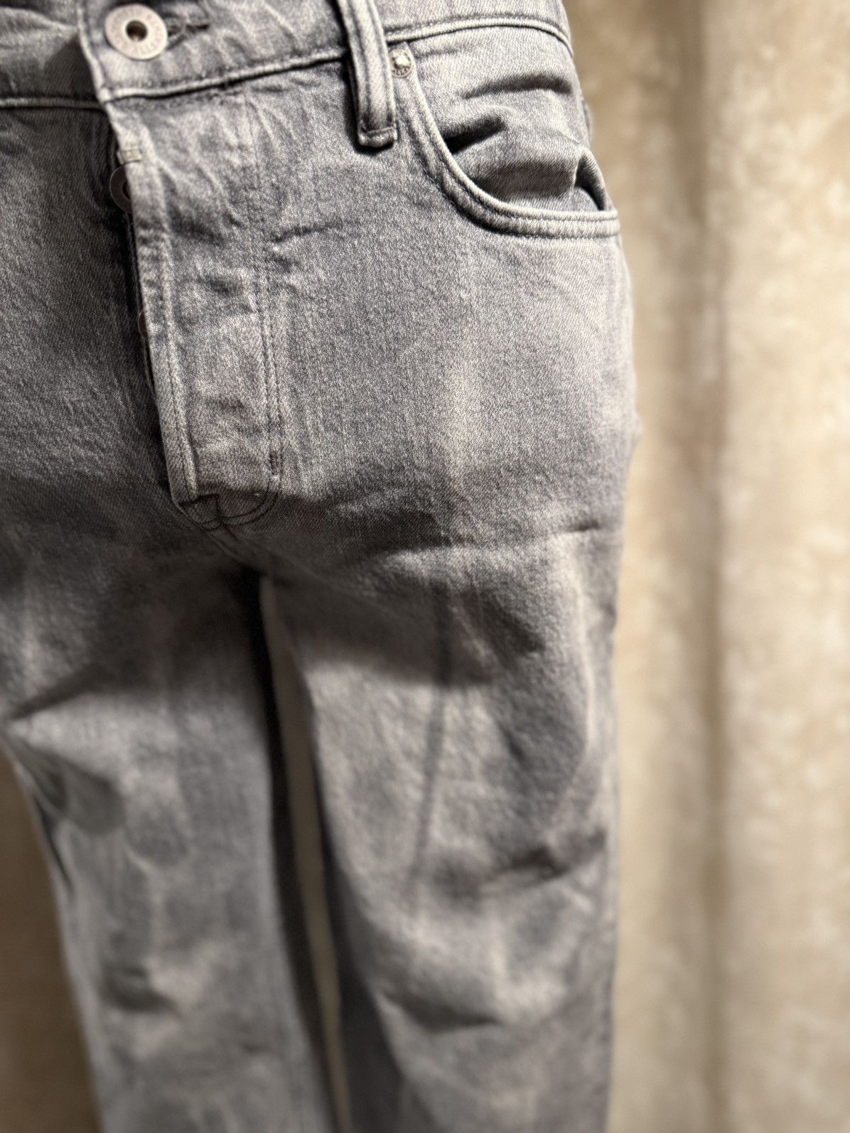 Allsaints AllSaints Dean Jeans - W30 | Faded Grey Straight Leg Denim Size US 30 / EU 46 - 3 Thumbnail
