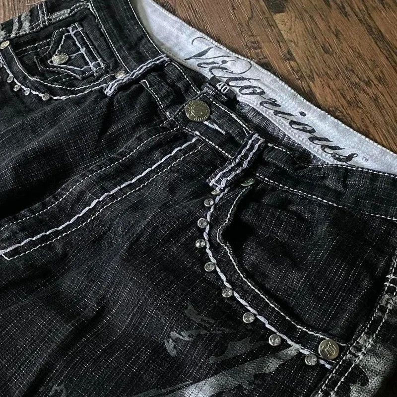 Japanese Brand Baggy Denim Shorts Size 30" / US 8 / IT 44 - 3 Thumbnail