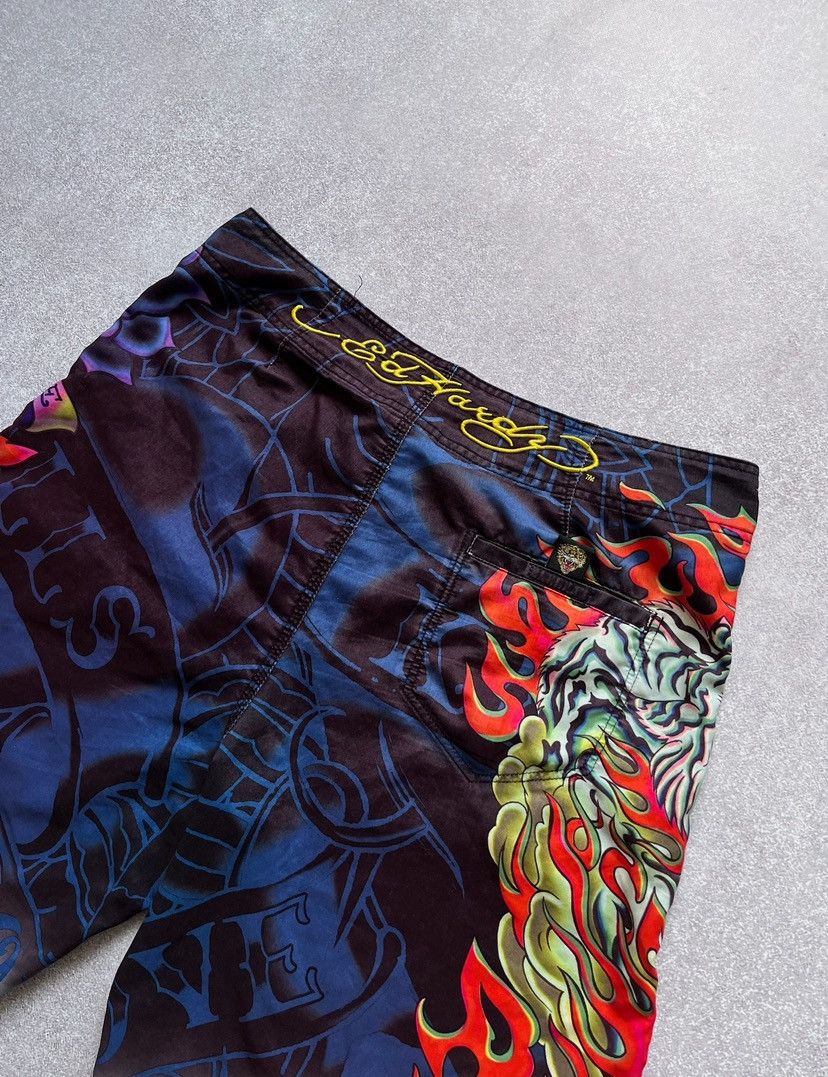 Christian Audigier Vintage Ed Hardy Christian Audigier Y2K Tatoo Shorts 36 Size US 36 / EU 52 - 9 Thumbnail