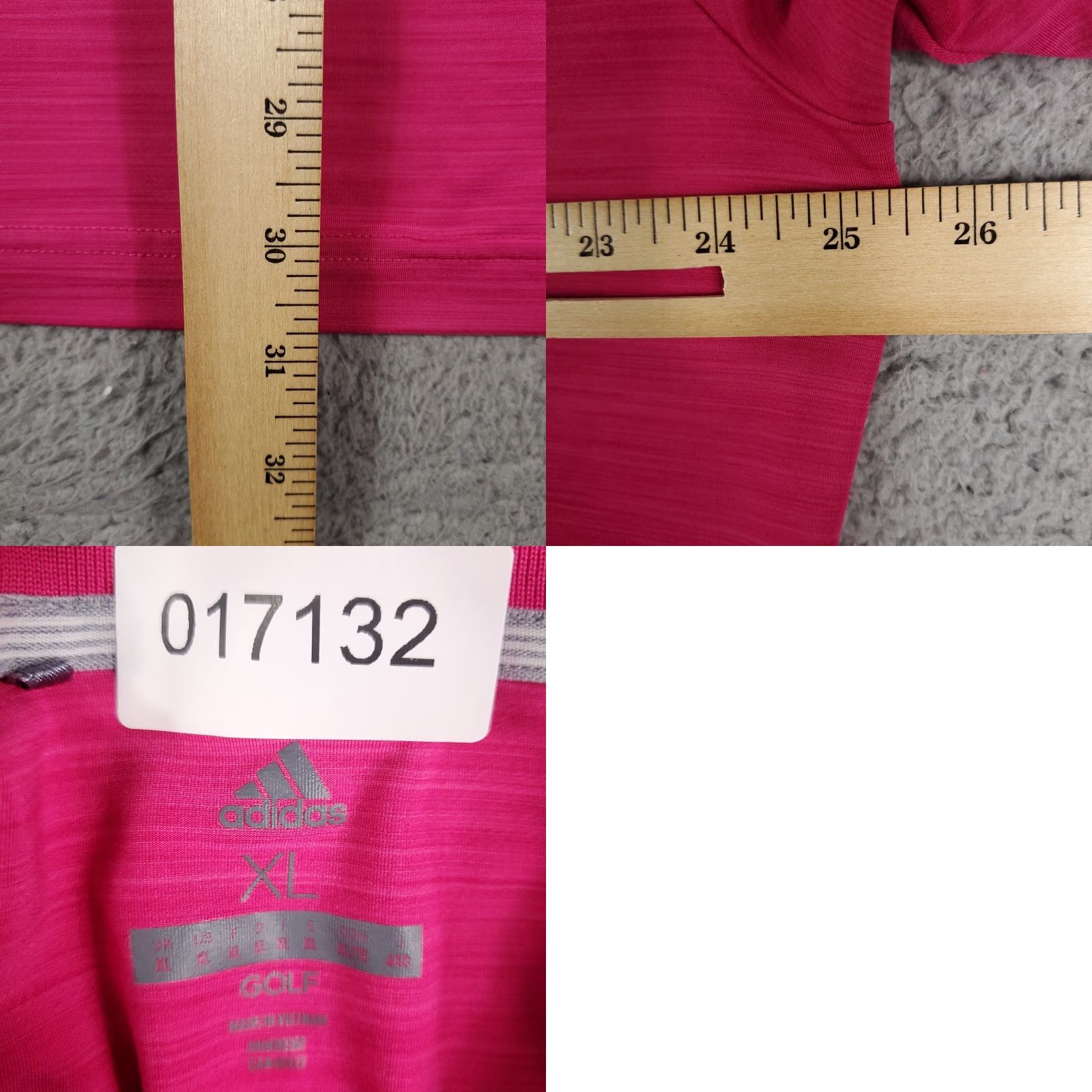 Adidas Adidas Polo Shirt Mens XL Pink Golf Casual Short Sleeve Shirt Size US XL / EU 56 / 4 - 8 Thumbnail