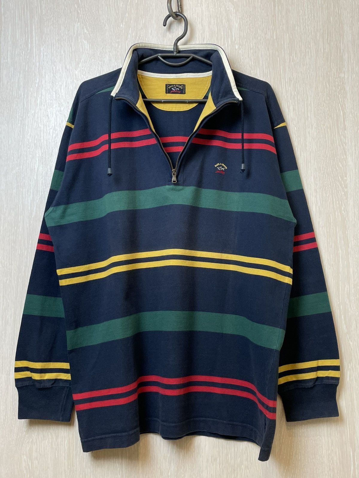 Paul & Shark Vintage Paul & Shark Yachting 1/4 Lampo Zip Sweater Size US XL / EU 56 / 4 - 1 Thumbnail