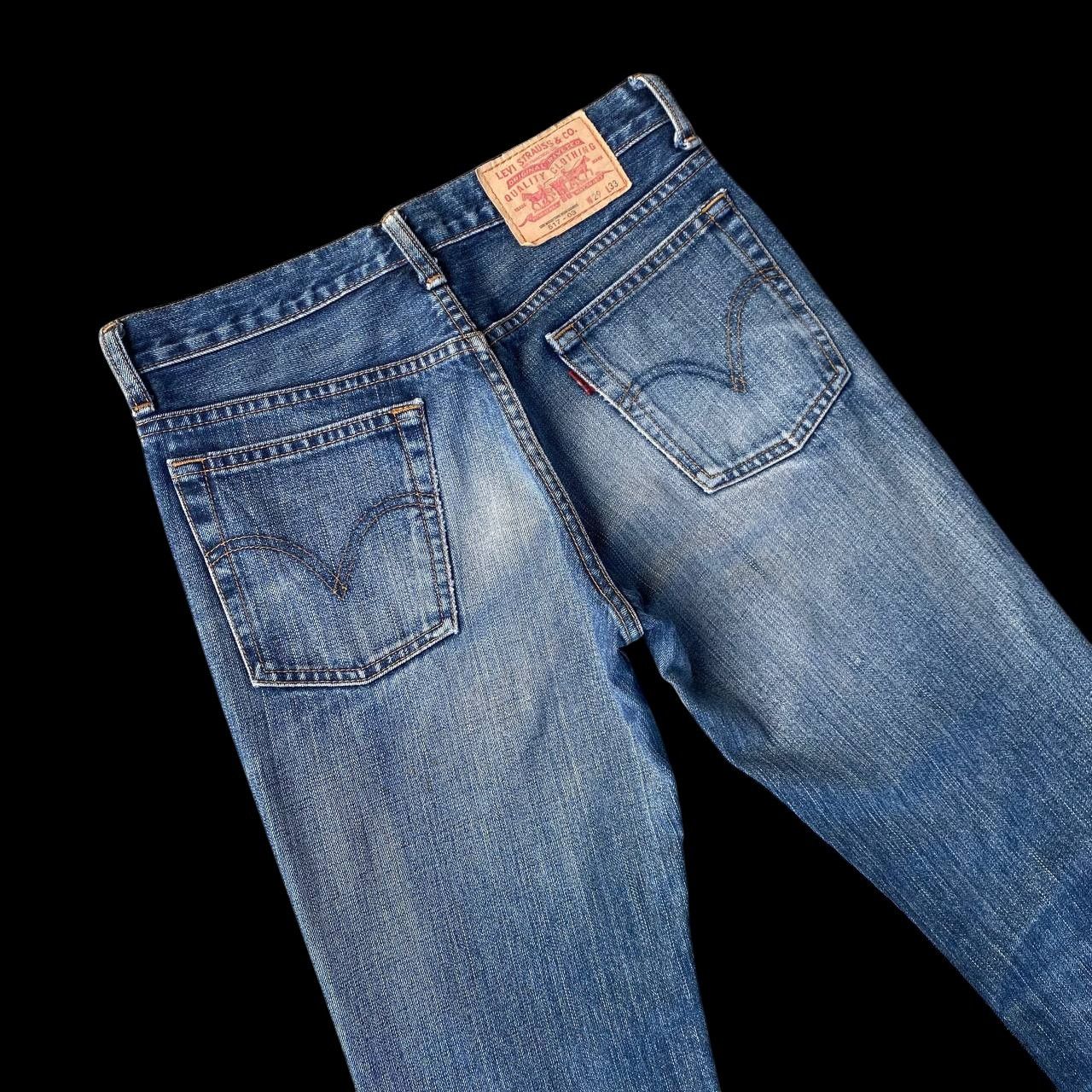Levi's FLARED 00's VINTAGE LEVIS 517 HONEYCOMB CLAWMARK Y2K DENIM Size US 29 - 13 Thumbnail