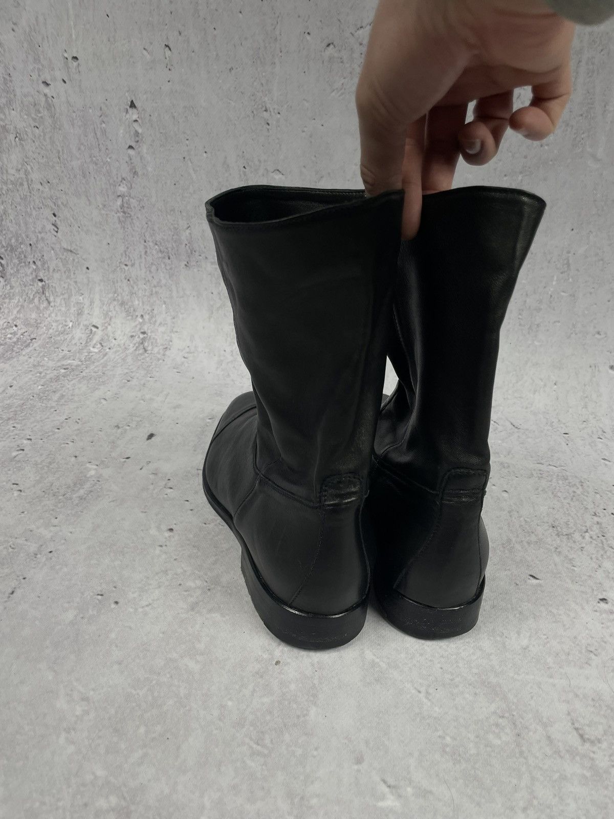 Vintage Vintage Belstaff London Black Leather Boots Size US 8 / EU 41 - 4 Thumbnail