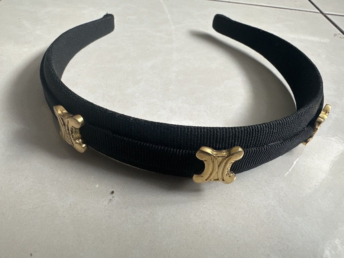 Celine vintage Celine black Trion Macadam Katyusha Size ONE SIZE - 1 Thumbnail