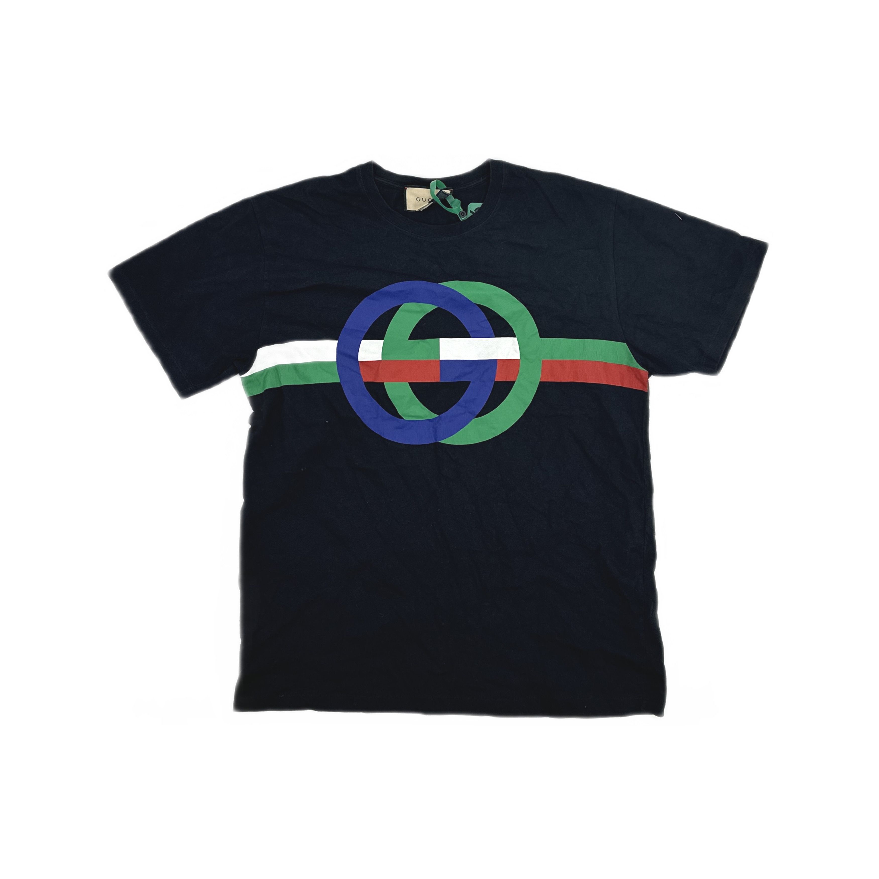Gucci Gucci Logo Print Short Sleeve T-Shirt Size L Size US L / EU 52-54 / 3 - 1 Thumbnail