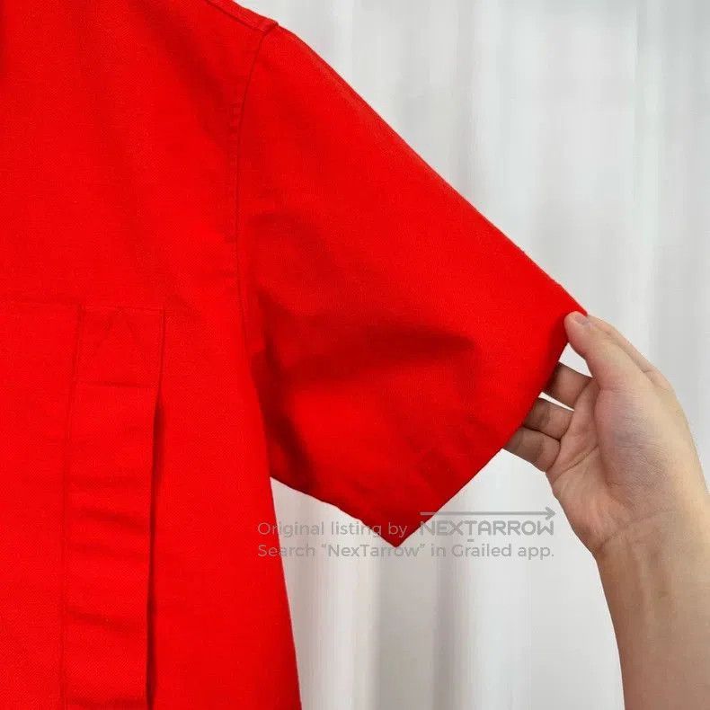 Bottega Veneta Bottega Veneta Red Short Sleeve Shirt. Size US L / EU 52-54 / 3 - 4 Thumbnail