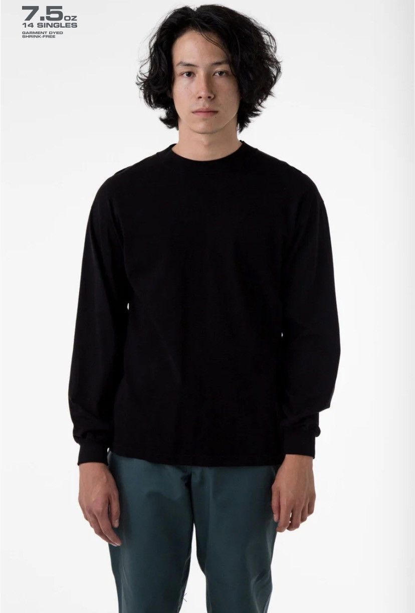 Kanye West × Los Angeles Apparel La Apparel Mock Neck Long Sleeve Shirt Size US XL / EU 56 / 4 - 2 Thumbnail
