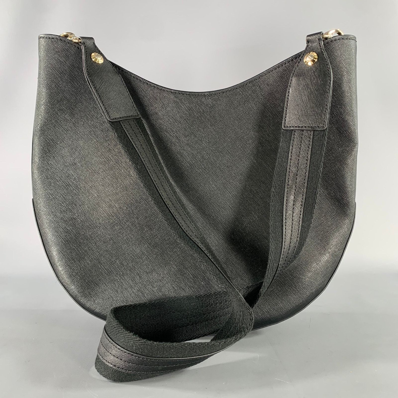 Henri Bendel HENRI BENDEL Black Saffiano Leather Hobo Bags Size ONE SIZE - 4 Thumbnail