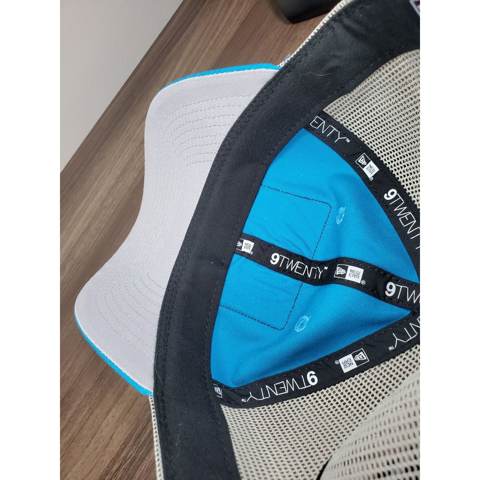 NFL × New Era Carolina Panthers 9Twenty Mesh Trucker Hat Snapback Cap NFL Size ONE SIZE - 11 Thumbnail