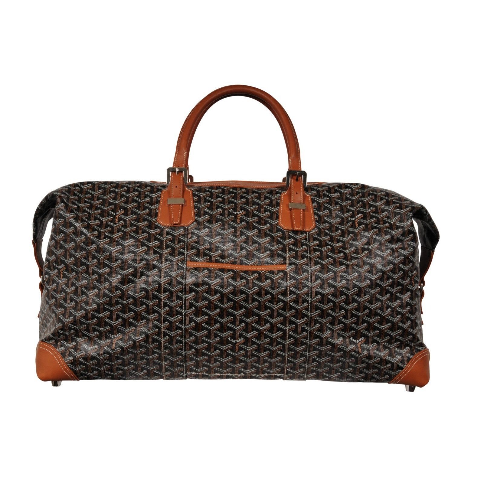 Goyard Boeing 55 Duffle Bag Brown Black Travel Carry On Week Size ONE SIZE - 19 Thumbnail