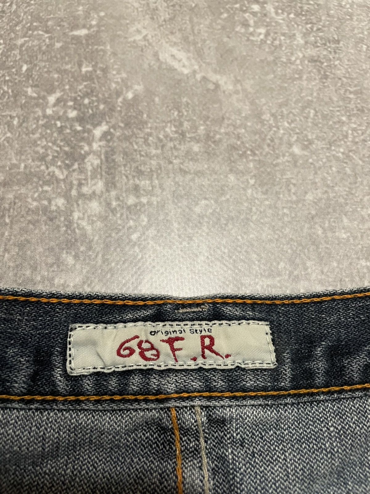 Vintage Vintage Distressed 68 F.R Embroidered Rap Buggy Denim Shorts Size US 34 / EU 50 - 9 Thumbnail
