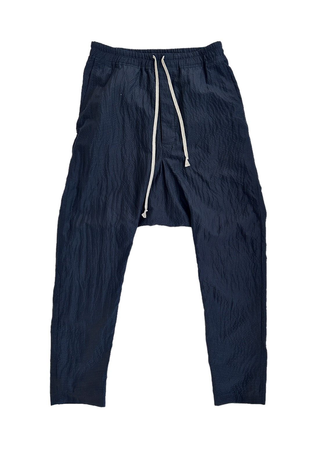 image of Rick Owens Dropped Crotch Cropped Pants - Naska Ss’12 in Black, Men's (Size 40)