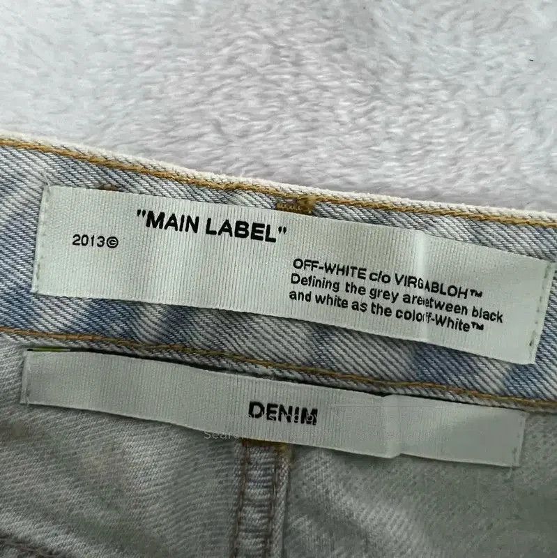 Off-White Off-White Blue Cotton Summer Mini Skirt . Size 28" / US 6 / IT 42 - 3 Thumbnail