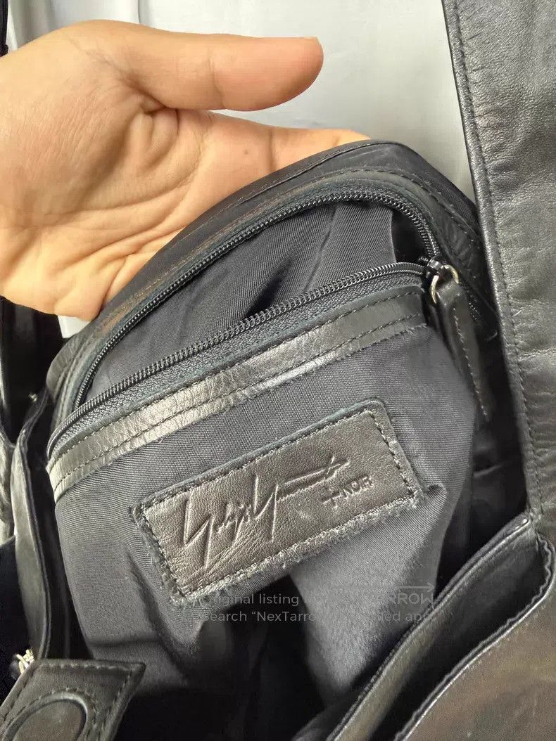Yohji Yamamoto Yohji Yamamoto deconstructed leather shoulder bag| Size ONE SIZE - 7 Thumbnail