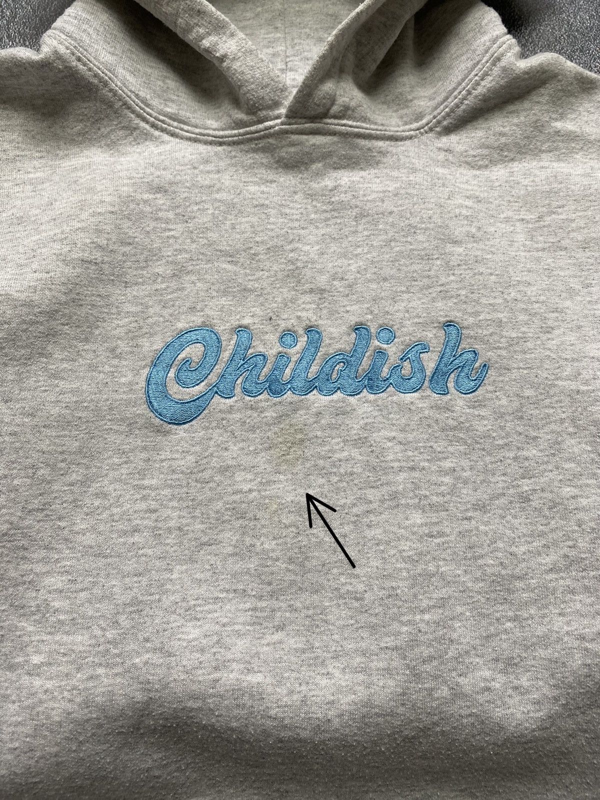 Vintage Childish VNTG 3/3 Collection Big Central Logo Grey Hoodie Size US S / EU 44-46 / 1 - 7 Thumbnail
