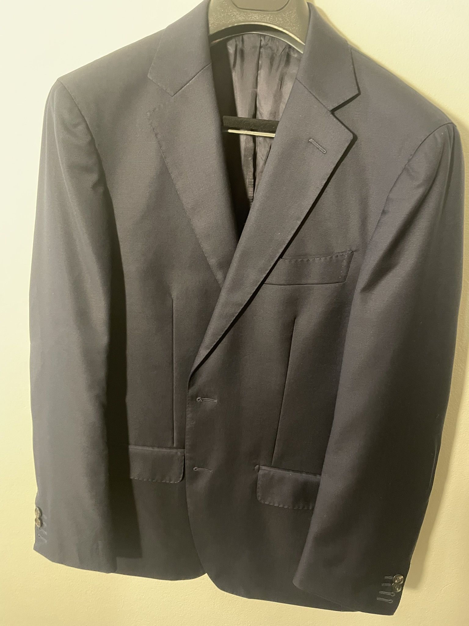 M.J. Bale MJ Bale navy suit jacket. Size 40R - 4 Thumbnail